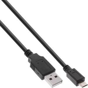 InLine 31715Q USB kabelis 1,5 m USB 2.0 USB A Micro-USB B Melns