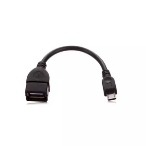 ALLNET USB_OTG_TYPA_MICRO USB кабель 0,1 m USB 2.0 Micro-USB A USB A Черный