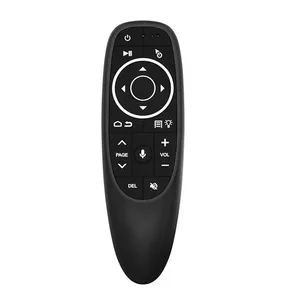CP G10s Pro Universāla Smart TV Air Mouse - Bezvadu / IR Pults Balss Asistents & Giroskops un LED Melna