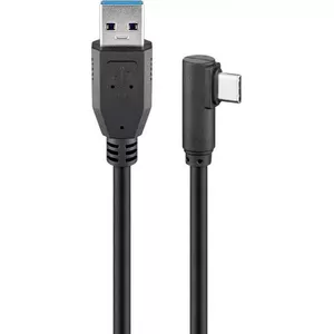Wentronic 66504 USB кабель 3 m USB 3.2 Gen 1 (3.1 Gen 1) USB C USB A Черный
