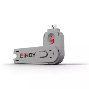 Lindy 40620 заглушка для порта Ключ блокиратора порта USB тип-A Розовый АБС-пластик 1 шт