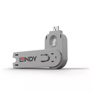 Lindy 40624 заглушка для порта Ключ блокиратора порта USB тип-A Белый АБС-пластик 1 шт