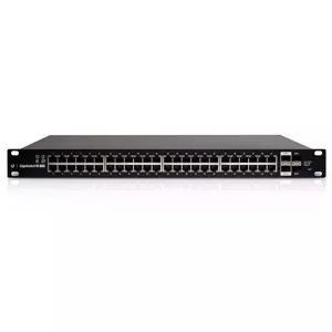 Ubiquiti ES-48-500W сетевой коммутатор Управляемый L2/L3 Gigabit Ethernet (10/100/1000) Питание по Ethernet (PoE) 1U Черный