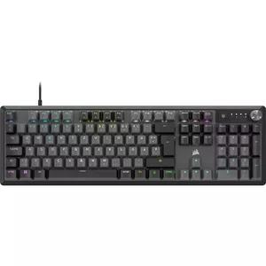 Corsair K70 CORE RGB клавиатура USB QWERTY Немецкий Серый