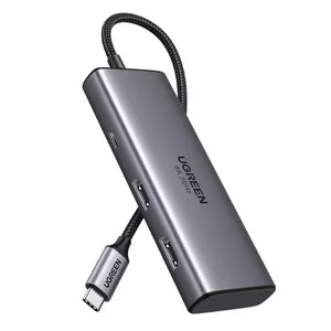 Ugreen Revodok 206 USB Type-C 5000 Мбит/с Серебристый