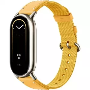 Xiaomi | Smart Band 8 Braided Strap | Yellow | Желтый | Материал ремешка:  Нейлон + кожа | Регулируемая длина: 140-210 мм