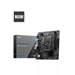 MSI PRO H610M-E материнская плата Intel H610 LGA 1700 Микро ATX