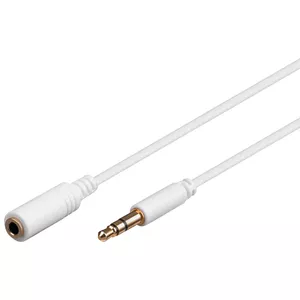 Goobay 97112 аудио кабель 0,5 m 3,5 мм Белый
