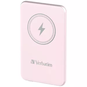 Verbatim Charge 'n' Go Литий-полимерная (LiPo) 5000 mAh Беспроводная зарядка Розовый