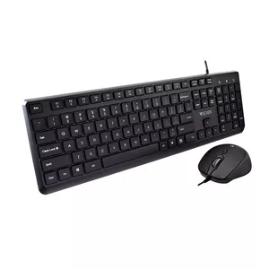 V7 CKU350US клавиатура Мышь входит в комплектацию USB QWERTY Американский английский Черный