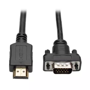 Tripp Lite P566-010-VGA видео кабель адаптер 3 m HDMI HD15, MICRO-USB B Черный