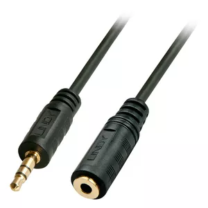 Lindy 35652 audio kabelis 2 m 3.5mm Melns