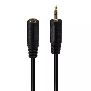 Lindy 35698 audio kabelis 0,2 m 2.5mm 3.5mm Melns