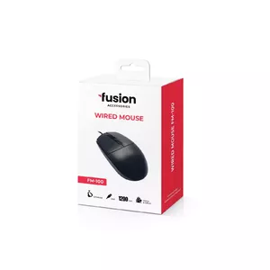 Fusion FM-100 optical mouse | 1200 dpi | black