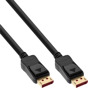 InLine 17203P DisplayPort kabelis 3 m Melns