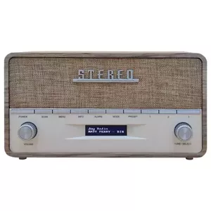 Denver DAB-36LW радиоприемник Портативный Цифровой Коричневый, Белый