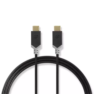 Nedis CCBW64700AT20 USB кабель 2 m USB 3.2 Gen 1 (3.1 Gen 1) USB C Черный