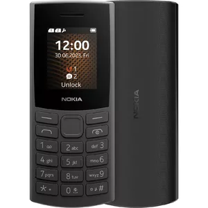 Nokia 105 4G (2023) 4,57 cm (1.8") 93 g Древесный уголь Продвинутый телефон