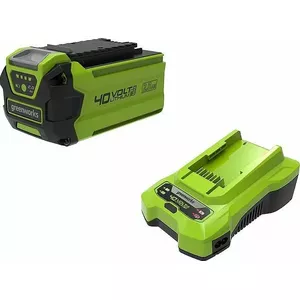 Greenworks 40 В комплект 2 А зарядное устройство + 4 Ач аккумулятор GSK40B4 NEW
