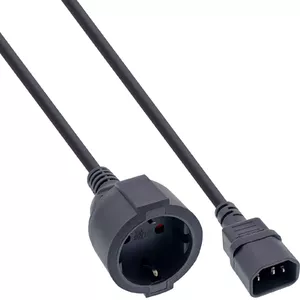 InLine 16659A кабель питания Черный 1 m