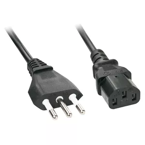 Lindy 30411 power cable Black 0.7 m C13 coupler