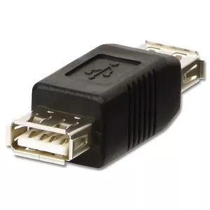 Lindy 71230 kabeļu spraudņu pāreja USB A Melns