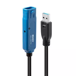 Lindy 43157 USB kabelis 10 m USB 3.2 Gen 1 (3.1 Gen 1) USB A Melns