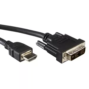 Value DVI - HDMI 1m HDMI Тип A (Стандарт) Черный