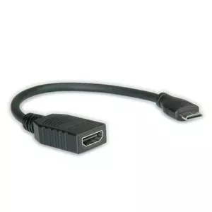 Value HDMI - Mini HDMI 0.15 m HDMI кабель 0,15 m HDMI Тип A (Стандарт) HDMI Type C (Mini) Черный