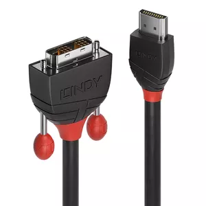 Lindy 36270 видео кабель адаптер 0,5 m HDMI Тип A (Стандарт) DVI-D Черный
