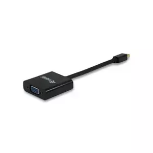 Equip 133432 видео кабель адаптер 0,17 m Mini DisplayPort VGA Черный