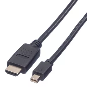 Value 11.99.5791 видео кабель адаптер 2 m Mini DisplayPort Черный