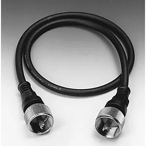 Albrecht 7580 коаксиальный кабель 0,5 m PL 259 Черный