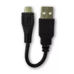 Qoltec 50520 USB кабель 0,1 m USB 2.0 USB A Micro-USB B Черный