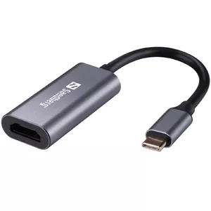 Sandberg USB-C to HDMI Link USB Veids-C Alumīnijs, Balts