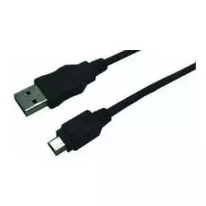 LogiLink CU0014 USB kabelis 1,8 m USB 2.0 USB A Mini-USB B Melns