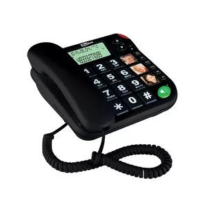 MaxCom KXT480CZ телефонный аппарат Аналоговый телефон Идентификация абонента (Caller ID) Черный
