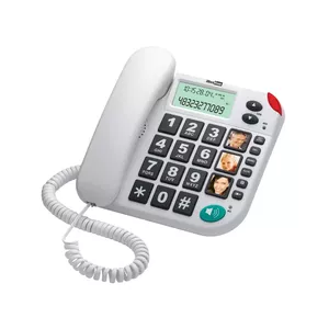 MaxCom KXT480 Analogais tālrunis Zvanītāja ID Balts