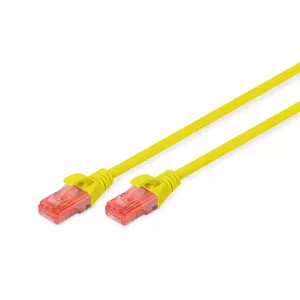 Digitus CAT6 U/UTP 2m tīkla kabelis Dzeltens U/UTP (UTP)