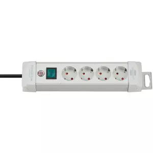 Brennenstuhl 1955540100 surge protector Grey 4 AC outlet(s) 1.8 m