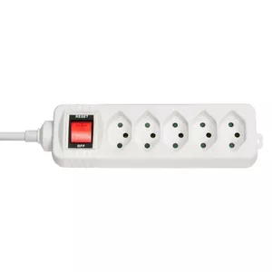 Lindy 73167 power extension 5 AC outlet(s) Indoor White