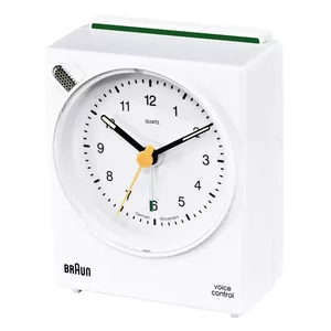 Braun BNC 004 Quartz alarm clock White