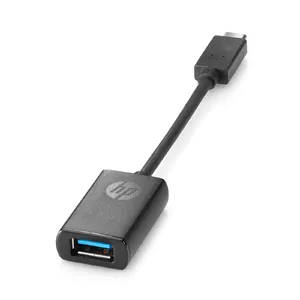 HP USB-C to USB 3.0 Adapter USB kabelis 0,1409 m Melns