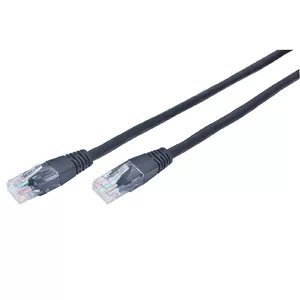 Gembird Patch Cord Cat.5e UTP 0.25m сетевой кабель Черный 0,25 m Cat5e U/UTP (UTP)