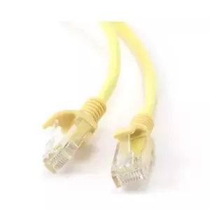 Gembird Patch Cord Cat.5e UTP 0.25m tīkla kabelis Dzeltens 0,25 m Cat5e U/UTP (UTP)