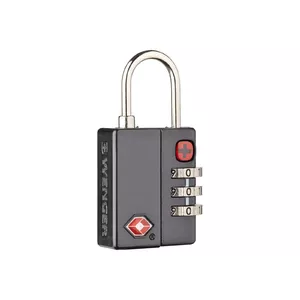 Wenger/SwissGear 604563 luggage lock Luggage combination lock Thermoplastic Rubber (TPR), Zinc Black