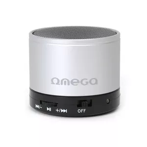 Omega OG47S portatīvais skaļrunis Portatīvais mono skaļrunis Melns, Sudrabs 3 W