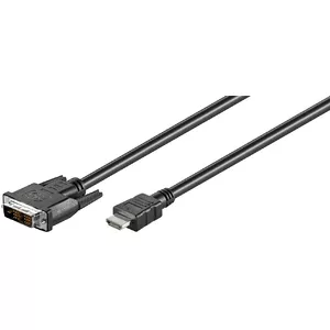 Goobay 50580 видео кабель адаптер 2 m HDMI DVI-D Черный