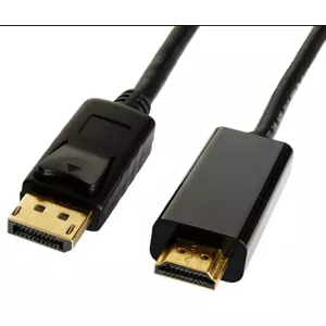 Brackton DPH-SKB-0200.B 5 m DisplayPort HDMI Type A (Standard) Melns
