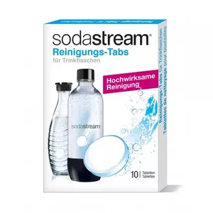 SodaStream 1090001491 piederums gāzēto dzērienu automātam Tīrīšanas tabletes dzeramajām pudelēm